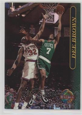 1996-97 Topps Stadium Club - [Base] - TSC Matrix #9 - Dee Brown