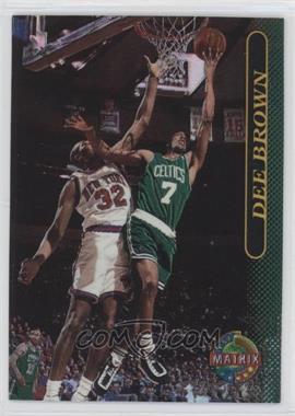 1996-97 Topps Stadium Club - [Base] - TSC Matrix #9 - Dee Brown