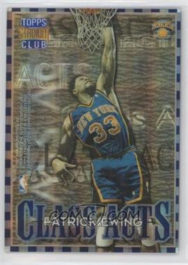 1996-97 Topps Stadium Club - Class Acts - Atomic Refractor #CA 2 - Patrick Ewing, Alonzo Mourning