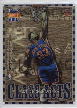 1996-97 Topps Stadium Club - Class Acts - Refractor #CA 2 - Patrick Ewing, Alonzo Mourning