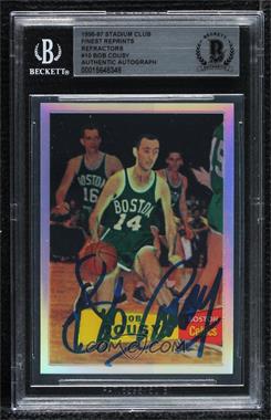 1996-97 Topps Stadium Club - Finest Reprints - Refractor #10 - Bob Cousy [BAS BGS Authentic]