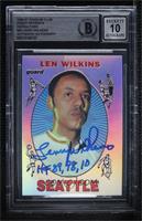 Len Wilkens [BAS BGS Authentic]