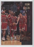 Chicago Bulls Team, Michael Jordan, Dennis Rodman, Toni Kukoc