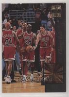 Chicago Bulls Team, Michael Jordan, Dennis Rodman, Toni Kukoc [EX to …