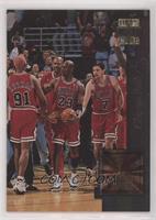 Chicago Bulls Team, Michael Jordan, Dennis Rodman, Toni Kukoc