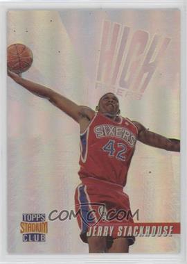 1996-97 Topps Stadium Club - High Risers #HR 9 - Jerry Stackhouse