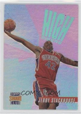 1996-97 Topps Stadium Club - High Risers #HR 9 - Jerry Stackhouse