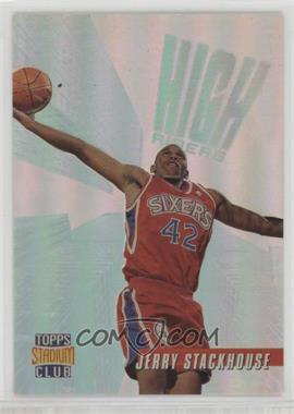 1996-97 Topps Stadium Club - High Risers #HR 9 - Jerry Stackhouse
