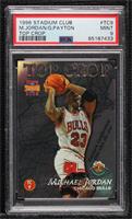 Gary Payton, Michael Jordan [PSA 9 MINT]