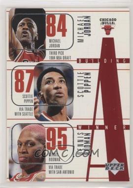 1996-97 Upper Deck - [Base] #139 - Building a Winner - Michael Jordan, Scottie Pippen, Dennis Rodman, Toni Kukoc, Ron Harper [EX to NM]