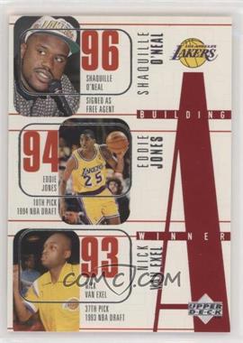 1996-97 Upper Deck - [Base] #148 - Building a Winner - Shaquille O'Neal, Eddie Jones, Nick Van Exel, Cedric Ceballos, Kobe Bryant [EX to NM]