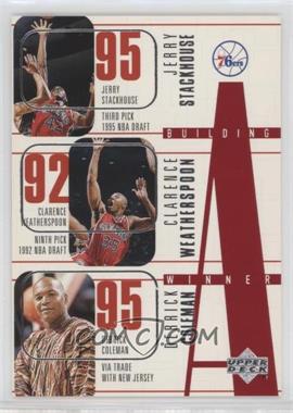 1996-97 Upper Deck - [Base] #155 - Building a Winner - Jerry Stackhouse, Clarence Weatherspoon, Derrick Coleman, Scott Williams, Rex Walters