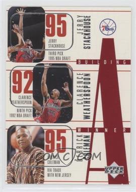 1996-97 Upper Deck - [Base] #155 - Building a Winner - Jerry Stackhouse, Clarence Weatherspoon, Derrick Coleman, Scott Williams, Rex Walters