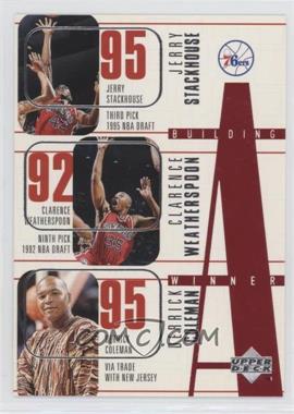 1996-97 Upper Deck - [Base] #155 - Building a Winner - Jerry Stackhouse, Clarence Weatherspoon, Derrick Coleman, Scott Williams, Rex Walters