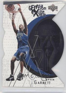 1996-97 Upper Deck - Generation Excitement - Die-Cut #G10 - Kevin Garnett