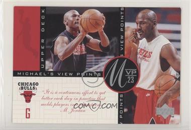 1996-97 Upper Deck - Michael's View Points MVP23 - Jumbo #VP1 - Michael Jordan [EX to NM]