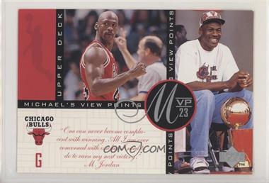1996-97 Upper Deck - Michael's View Points MVP23 - Jumbo #VP10 - Michael Jordan [EX to NM]