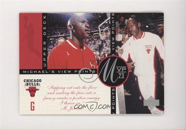 1996-97 Upper Deck - Michael's View Points MVP23 - Jumbo #VP2 - Michael Jordan [COMC RCR Near Mint]
