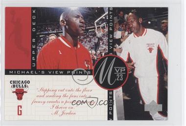 1996-97 Upper Deck - Michael's View Points MVP23 - Jumbo #VP2 - Michael Jordan