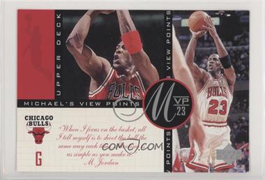 1996-97 Upper Deck - Michael's View Points MVP23 - Jumbo #VP3 - Michael Jordan