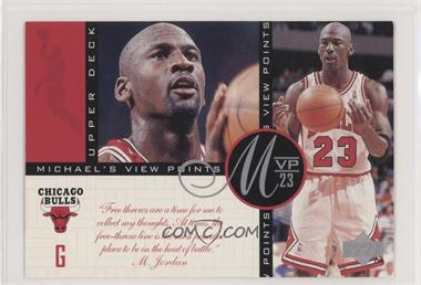 1996-97 Upper Deck - Michael's View Points MVP23 - Jumbo #VP5 - Michael Jordan [EX to NM]