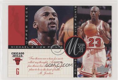 1996-97 Upper Deck - Michael's View Points MVP23 - Jumbo #VP5 - Michael Jordan [EX to NM]