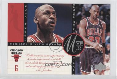1996-97 Upper Deck - Michael's View Points MVP23 - Jumbo #VP6 - Michael Jordan