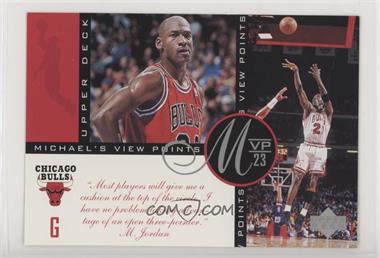 1996-97 Upper Deck - Michael's View Points MVP23 - Jumbo #VP7 - Michael Jordan