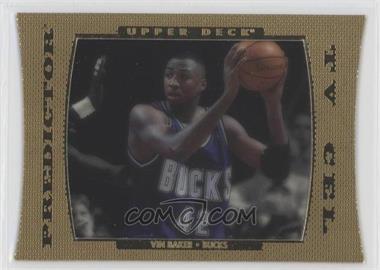 1996-97 Upper Deck - Prize Predictors Series 2 - TV Cel #TV-9 - Vin Baker