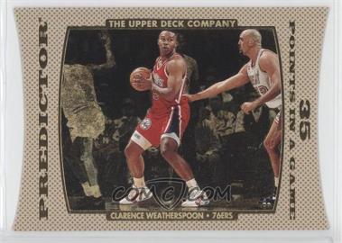 1996-97 Upper Deck - Redemption Predictors Series 1 #P13 - Clarence Weatherspoon