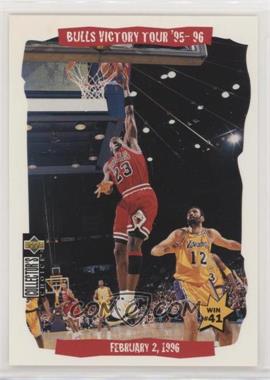 1996-97 Upper Deck Collector's Choice - [Base] #25 - Bulls Victory Tour '95-'96 - February 2, 1996 [EX to NM]