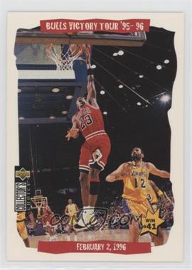 1996-97 Upper Deck Collector's Choice - [Base] #25 - Bulls Victory Tour '95-'96 - February 2, 1996 [EX to NM]