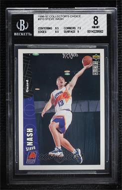 1996-97 Upper Deck Collector's Choice - [Base] #310 - Steve Nash [BGS 8 NM‑MT]