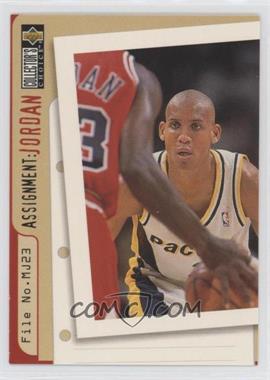 1996-97 Upper Deck Collector's Choice - [Base] #365 - Assignment: Jordan - Reggie Miller, Michael Jordan