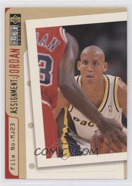 1996-97 Upper Deck Collector's Choice - [Base] #365 - Assignment: Jordan - Reggie Miller, Michael Jordan