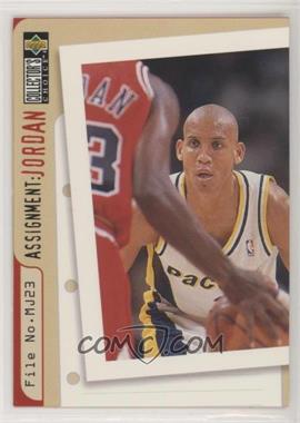 1996-97 Upper Deck Collector's Choice - [Base] #365 - Assignment: Jordan - Reggie Miller, Michael Jordan