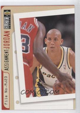 1996-97 Upper Deck Collector's Choice - [Base] #365 - Assignment: Jordan - Reggie Miller, Michael Jordan