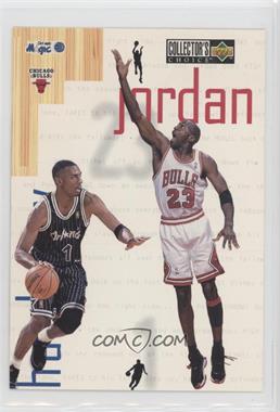 1996-97 Upper Deck Collector's Choice - Jumbos #4 - Michael Jordan, Anfernee Hardaway [EX to NM]