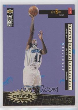 1996-97 Upper Deck Collector's Choice - Redemption You Crash the Game Series 1 - Gold #C3.1 - Glen Rice (November 18-24)
