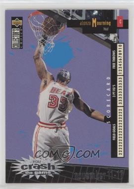 1996-97 Upper Deck Collector's Choice - Redemption You Crash the Game Series 1 - Silver #C14.1 - Alonzo Mourning (November 11-17)