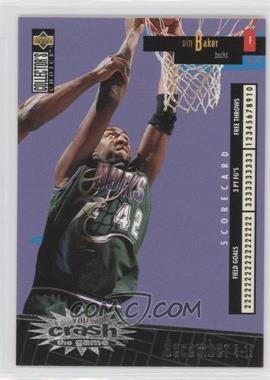 1996-97 Upper Deck Collector's Choice - Redemption You Crash the Game Series 1 - Silver #C15.1 - Vin Baker (December 9-15)