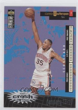 1996-97 Upper Deck Collector's Choice - Redemption You Crash the Game Series 1 - Silver #C20.2 - Clarence Weatherspoon (January 13-19)