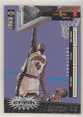 1996-97 Upper Deck Collector's Choice - Redemption You Crash the Game Series 1 - Silver #C25.1 - Shawn Kemp (December 16-22)