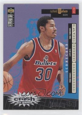 1996-97 Upper Deck Collector's Choice - Redemption You Crash the Game Series 1 - Silver #C29.2 - Rasheed Wallace (January 13-19)