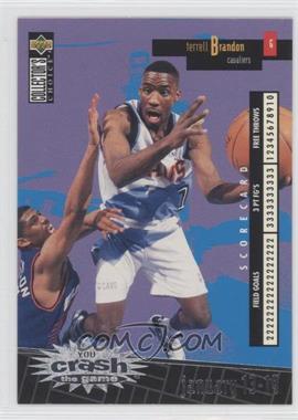 1996-97 Upper Deck Collector's Choice - Redemption You Crash the Game Series 1 - Silver #C5.2 - Terrell Brandon (January 13-19)
