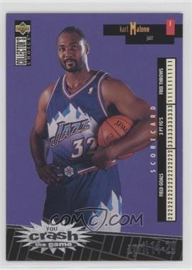 1996-97 Upper Deck Collector's Choice - Redemption You Crash the Game Series 2 - Silver #C27.2 - Karl Malone (April 14-20)