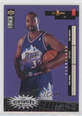 1996-97 Upper Deck Collector's Choice - Redemption You Crash the Game Series 2 - Silver #C27.2 - Karl Malone (April 14-20)