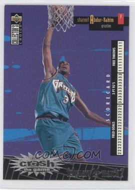 1996-97 Upper Deck Collector's Choice - Redemption You Crash the Game Series 2 - Silver #C28.1 - Shareef Abdur-Rahim (February 24-March 2)