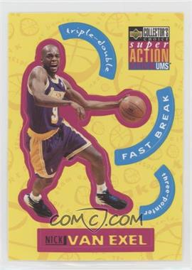 1996-97 Upper Deck Collector's Choice - SuperAction Stick 'ums Stickers Series 1 #S13 - Nick Van Exel