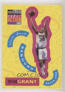 1996-97 Upper Deck Collector's Choice - SuperAction Stick 'ums Stickers Series 2 #S23 - Brian Grant
